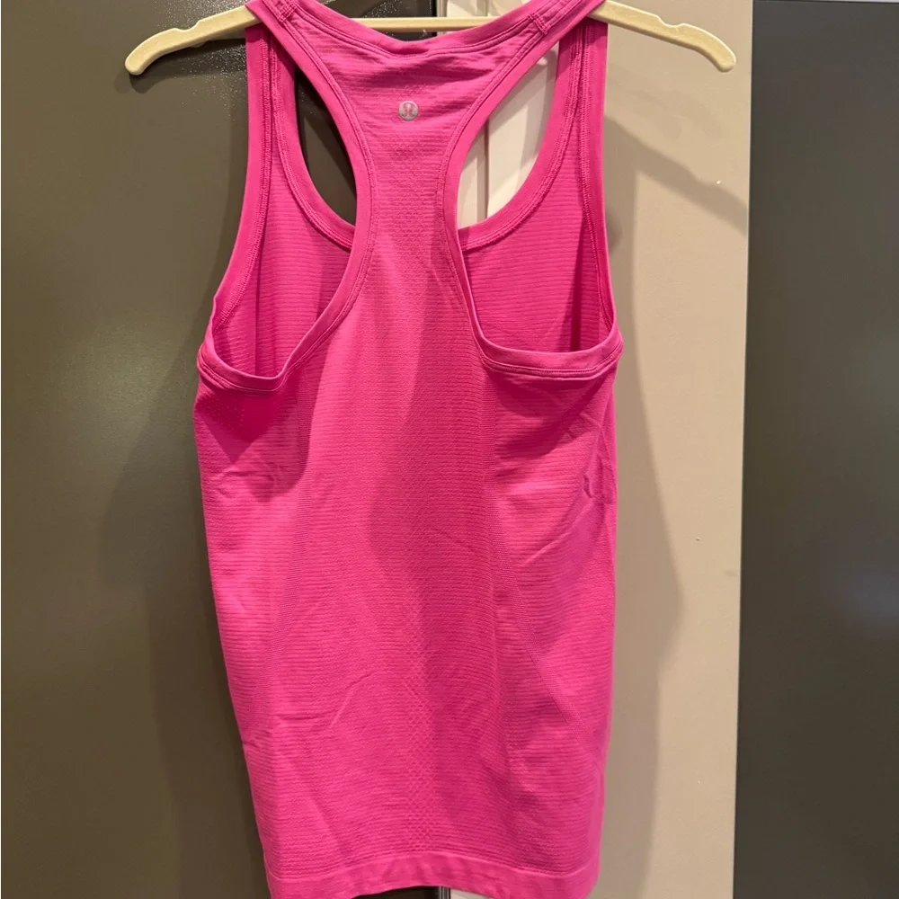 Pink Racerback Tank Top - Picture 2 of 3